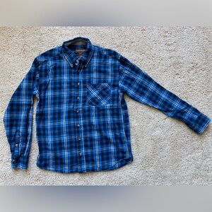 Men’s Lincoln Outfitters long sleeve plaid button down shirt